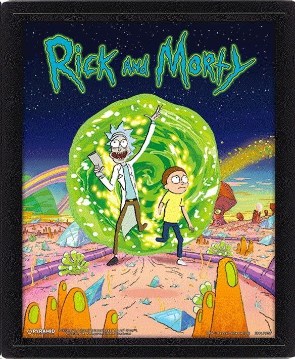 Levně Obraz 3D Ricky a Morty - Portal - EPEE