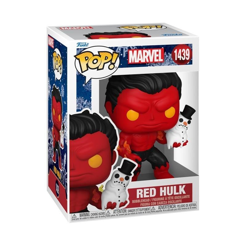 Levně Funko POP Marvel: Red Hulk (Holiday)