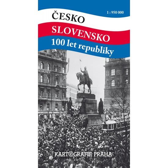 Levně Česko Slovensko 100 let republiky 1:950 000