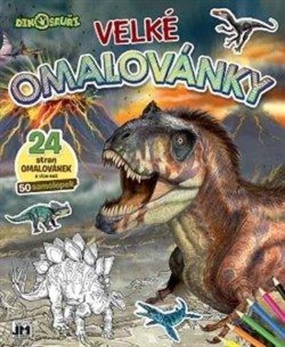 Levně Dinosauři - Velké omalovánky