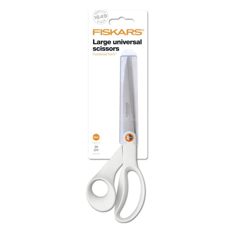 Levně Fiskars Univerzální nůžky Functional Form, velké 25 cm, bílé