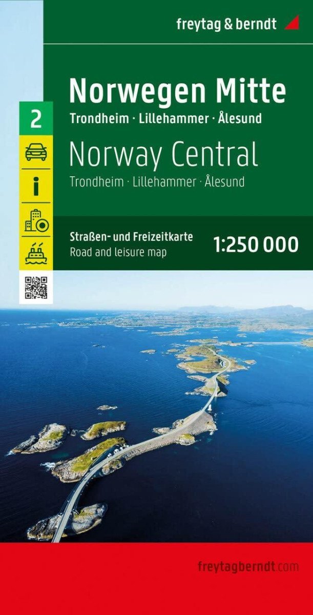 Levně Norsko střed 1:250 000 / automapa