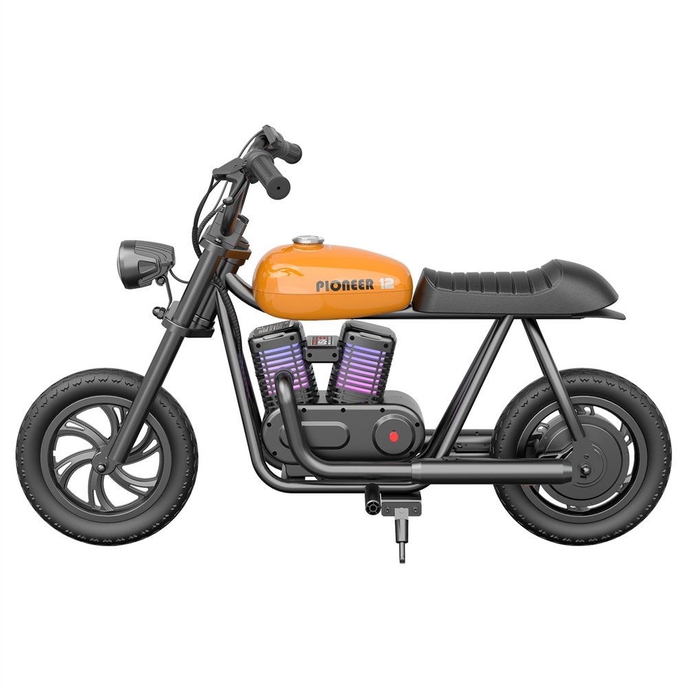 Levně HYPER GOGO 1034186 Pioneer 12 Plus Orange - dětská elektrická motorka