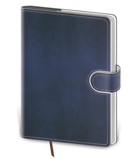 Levně Zápisník - Flip-A5 modro/bílá, čistý