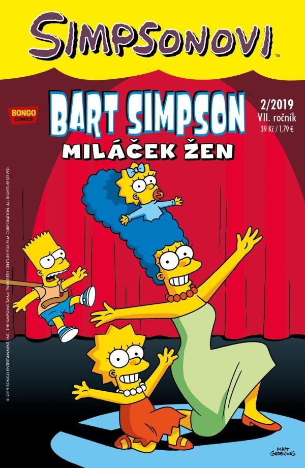 Simpsonovi - Bart Simpson 2/2019 - Miláček žen - autorů kolektiv
