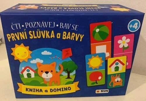 Levně Kniha a Domino První slůvka a Barvy - čti, poznávej, bav se!