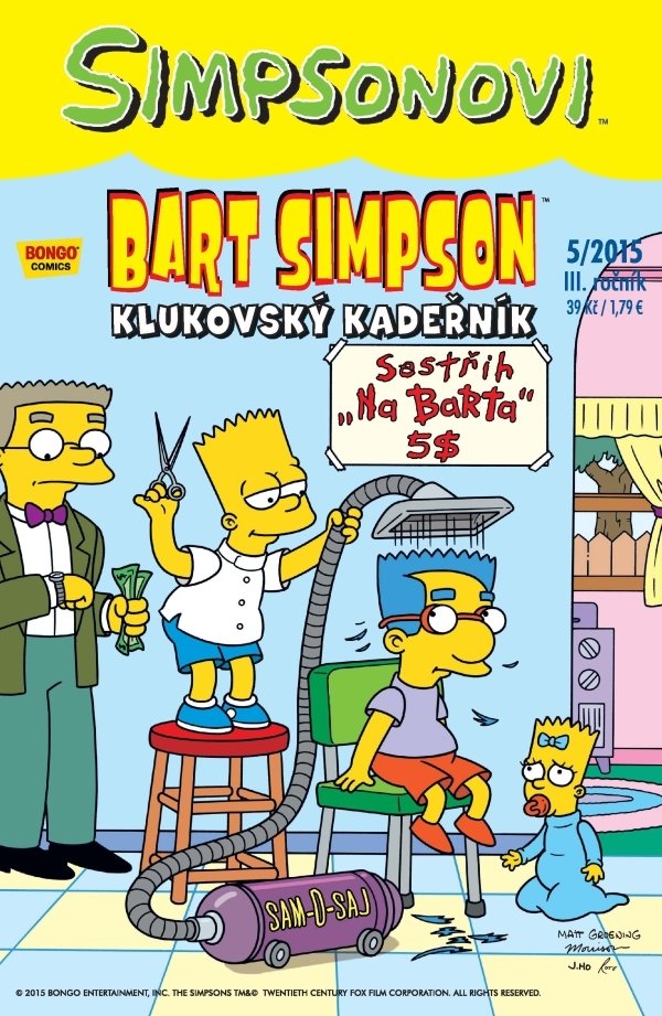 Simpsonovi - Bart Simpson 05/15 - Klukovský kadeřník - Matthew Abram Groening