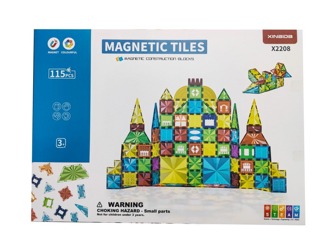 Levně Magnetická stavebnice 115ks - Alltoys