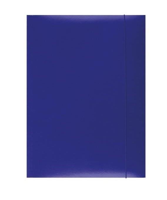 Levně Spisové desky s gumičkou A4 lepenka - modré
