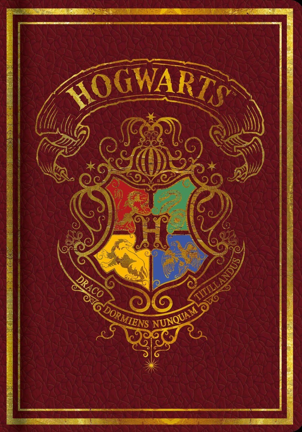 Harry Potter Zápisník - Colourful červený - EPEE Merch - Bluesky