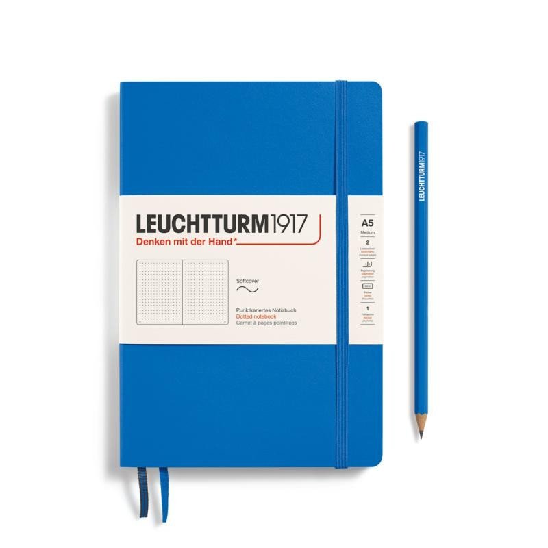 Levně Leuchtturm1917 Zápisník Sky Softcover A5 tečkovaný