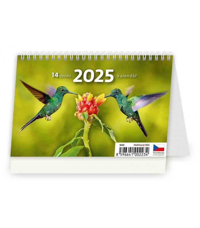 Levně Kalendář stolní 2025 - Mini 14denní kalendář