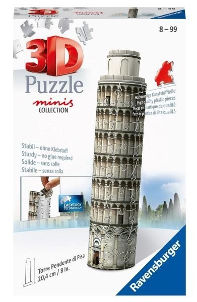 Levně Ravensburger Puzzle Mini budova - Šikmá věž v Pise 54 dílků