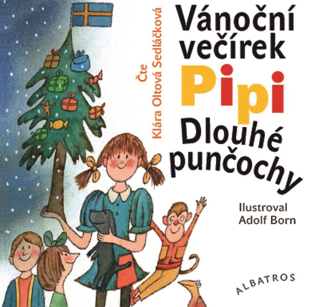 Levně Vánoční večírek Pipi Dlouhé punčochy (audiokniha pro děti) - Astrid Lindgren