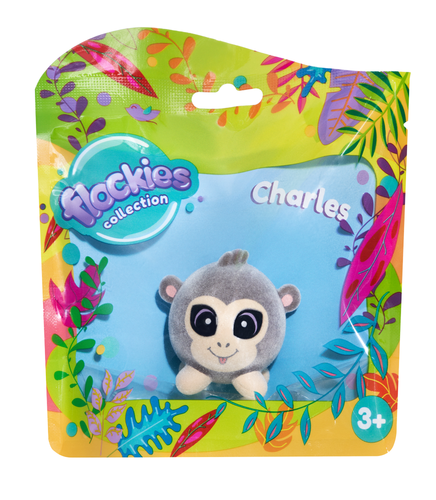 Flockies Šimpanz Charles - sběratelská figurka 5 cm - TM Toys