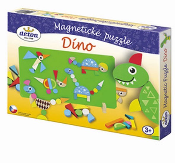 Levně Detoa Magnetické puzzle Dino
