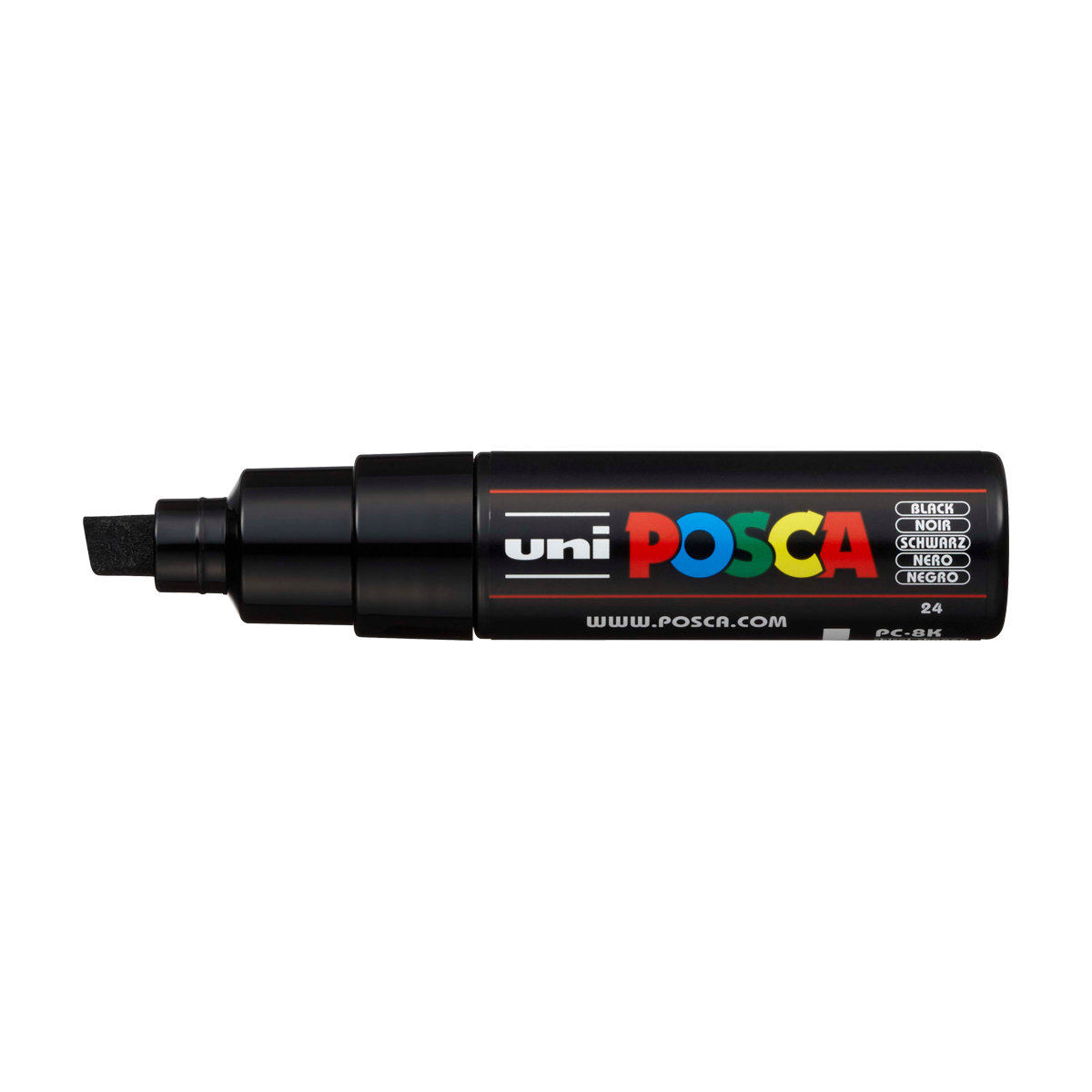 Posca popisovač PC-8K, 8 mm, černá (24)