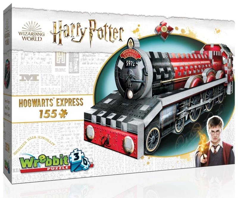Levně Puzzle 3D Harry Potter: Bradavický expres 155 dílků