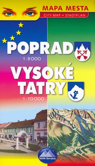 Levně Poprad, Vysoké Tatry - mapa - kolektiv autorů