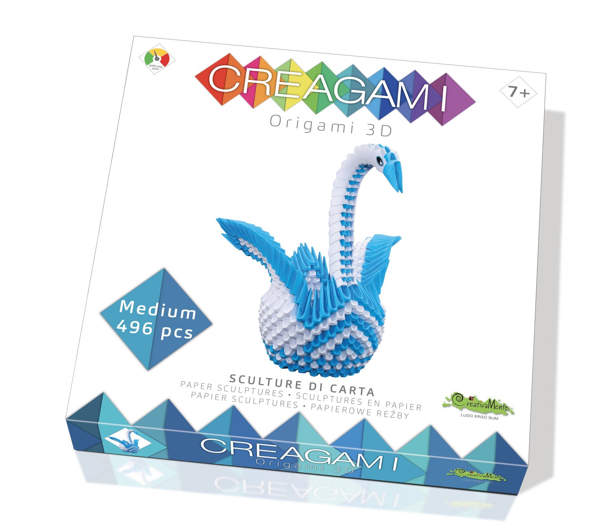 Levně Creagami: Origami 3D M Labuť