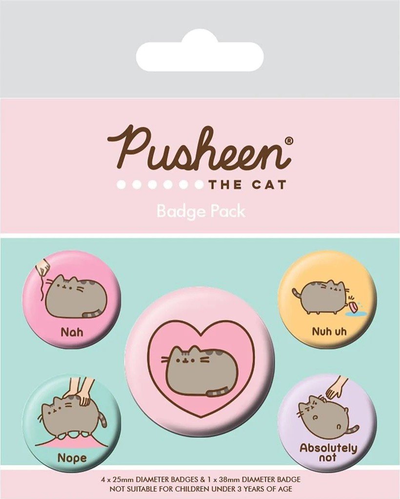 Levně Pusheen - set odznaků - EPEE