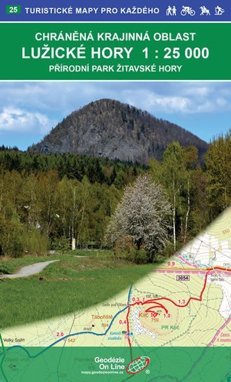 Lužické hory, Žitavské hory 1:25T /25 Turistické mapy pro každého, 4. vydání
