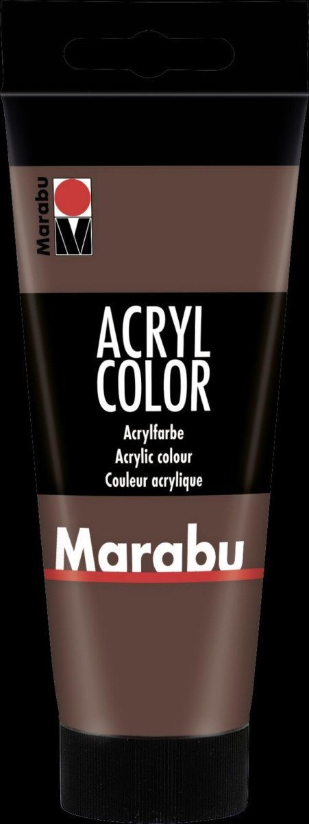 Levně Marabu Acryl Color akrylová barva - středně hnědá 100 ml