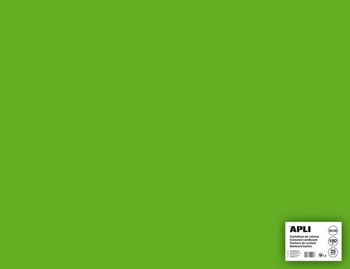 Levně Apli barevný papír A2+ 170 g - trávově zelený - 25 ks