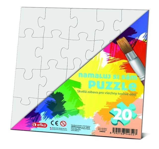 Levně Namaluj si sám puzzle: čtverec