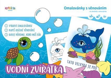 Vodní zvířata / Omalovánky s věnováním - Eva Plísková