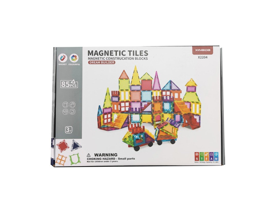 Levně Magnetická stavebnice 85ks - Alltoys