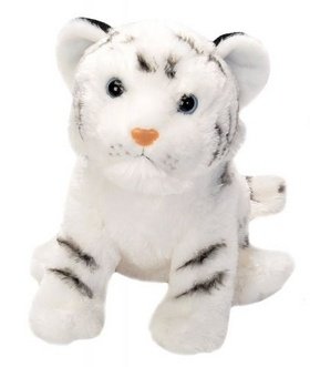 Levně Plyšový Tygr bílý 30 cm