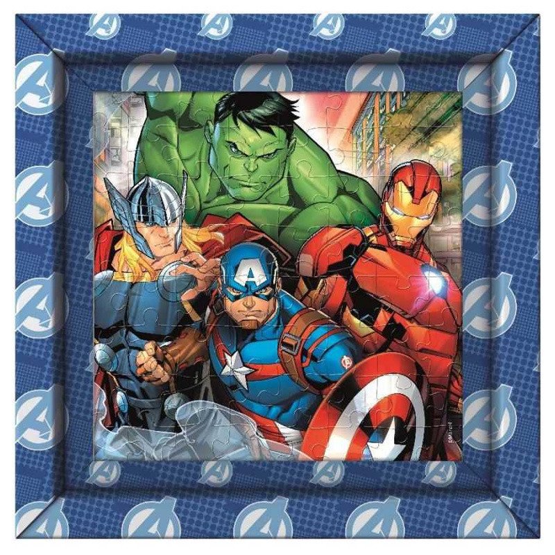 Levně Clementoni Puzzle Avengers v rámečku 60 dílků - Clementoni