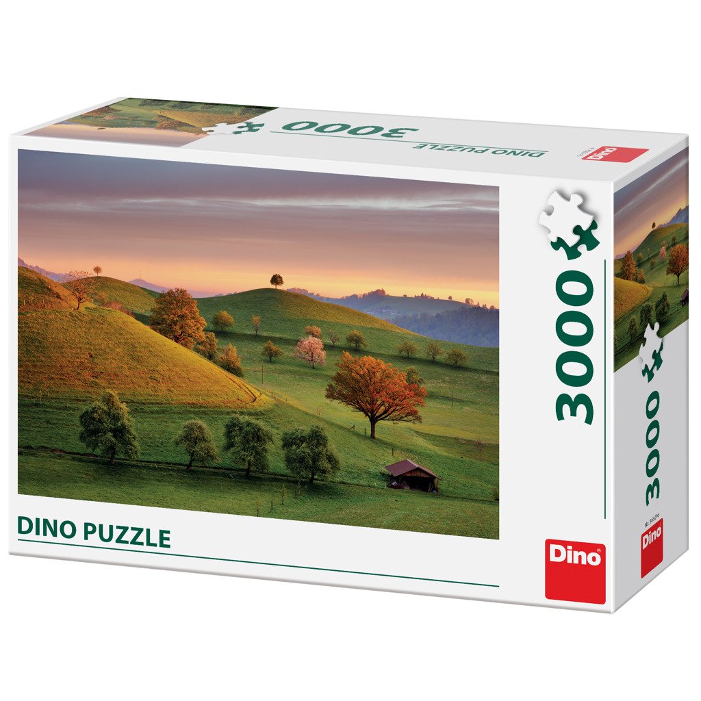 Puzzle Pohádkový východ slunce 3000 dílků - Dino