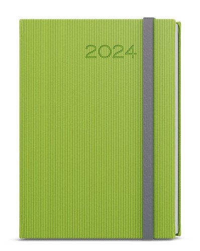 Levně Týdenní diář 2024 Oskar Vigo A5 zelená