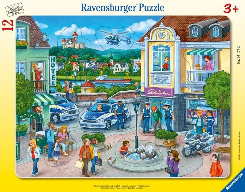 Levně Ravensburger Puzzle - Policejní zásah 12 dílků