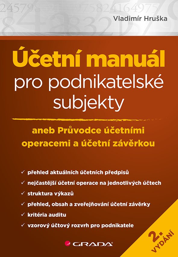Levně Účetní manuál pro podnikatelské subjekty aneb Průvodce účetními operacemi a účetní závěrkou - Vladimír Hruška