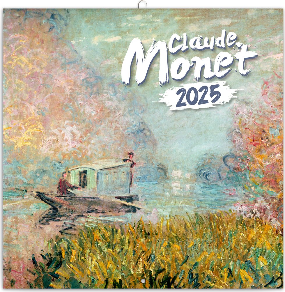 Levně Kalendář 2025 poznámkový: Claude Monet, 30 × 30 cm