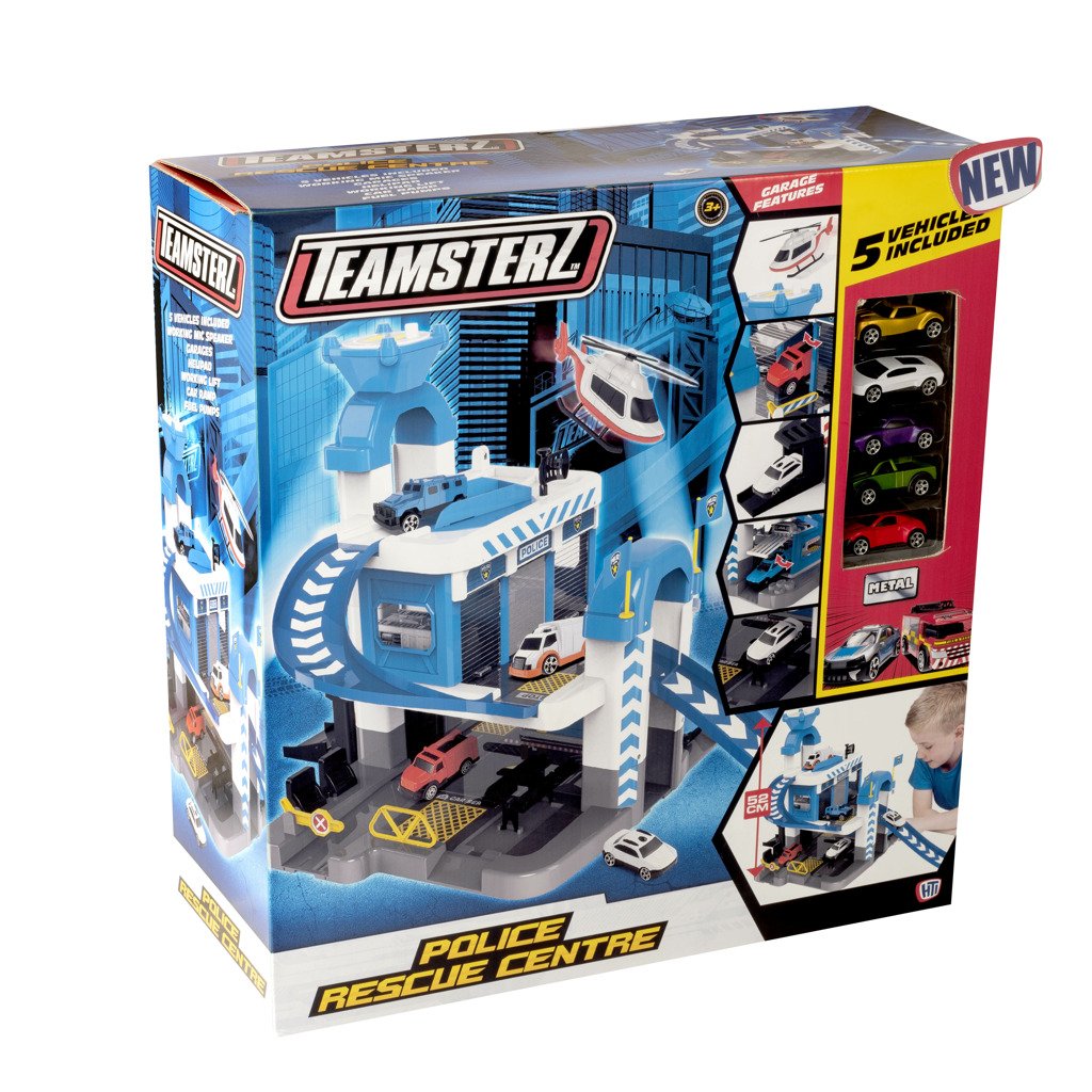 Teamsterzb stanice s garáží policejní - Alltoys Halsall