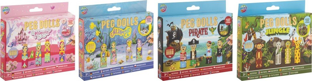 Product detail of Kreativní sada na výrobů dřevěných panáčků  -  Crayola