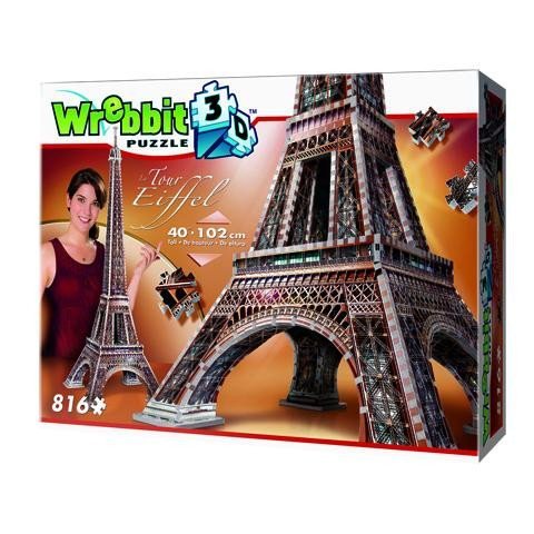 Levně Puzzle 3D Eiffelova věž 816 dílků