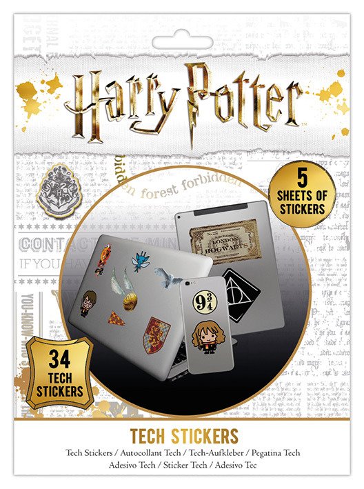 Levně Samolepky Harry Potter sada 34 ks - EPEE