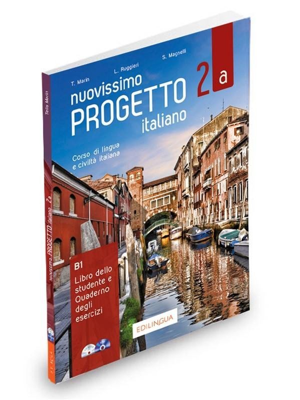Levně Nuovissimo Progetto italiano 2a/B1 Libro dello studente e Quaderno degli esercizi DVD video + CD Audio - Telis Marin