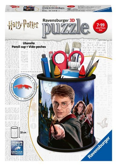 Levně Puzzle 3D Stojan na tužky Harry Potter/54 dílků