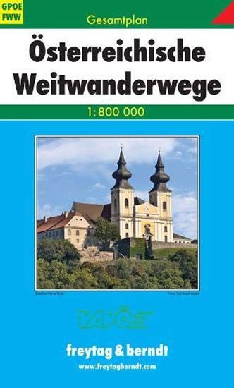 Levně GPOEFWW Österreichische Wei Gesamtplan 1:800 000 / turistická mapa