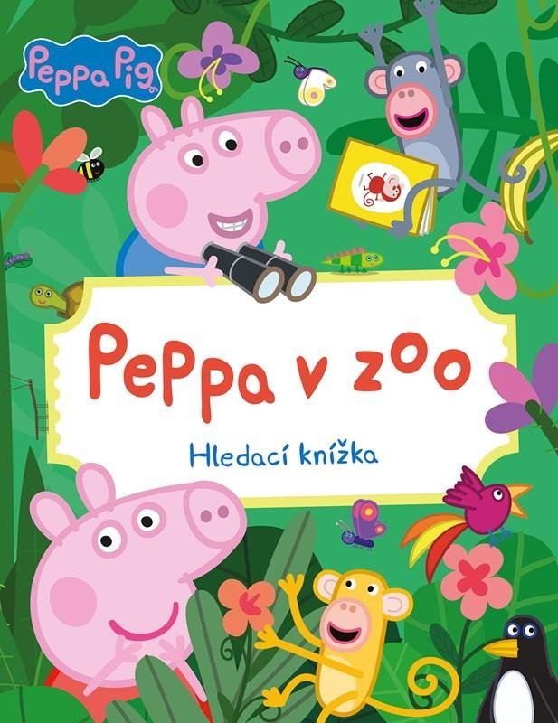 Levně Peppa Pig v ZOO - Hledací knížka - Kolektiv