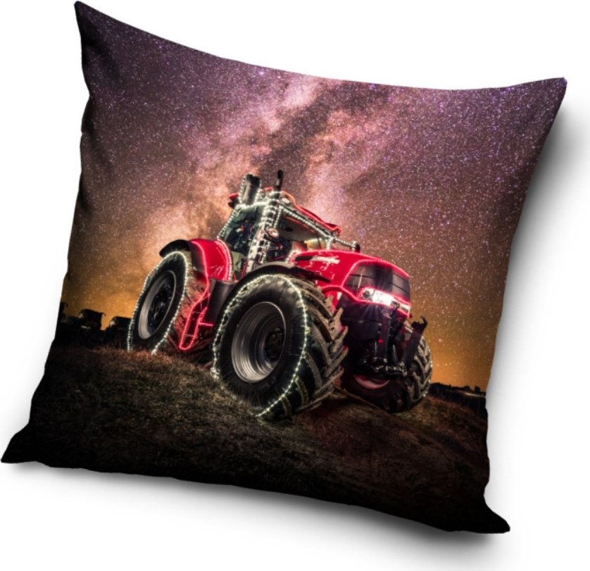 Levně Dekorační polštářek Traktor Noční Obloha