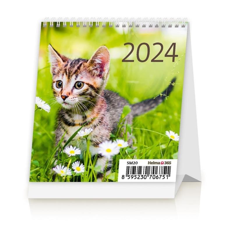 Levně Kalendář stolní 2024 - Mini Kittens