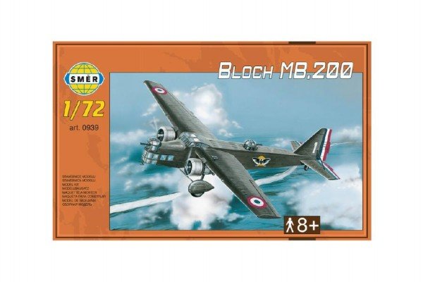 Levně Model Bloch MB.200 31,2x22,3cm v krabici 35x22x5cm
