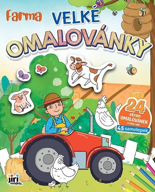 Levně Farma - Velké omalovánky